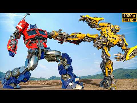 The battle of the Transformer warriors | Optimus Prime vs Bumblebee | Full fight scenes