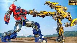 The battle of the Transformer warriors | Optimus Prime vs Bumblebee | Full fight scenes