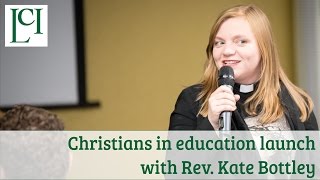 Leeds Christians in Education Launch with Reverend Kate Bottley