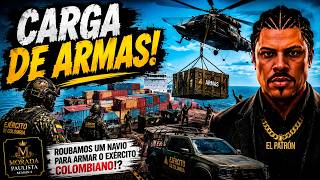 💀 EP 04 - ROUBAMOS UM NAVIO PARA ARMAR O EXÉRCITO COLOMBIANO!? GTA RP