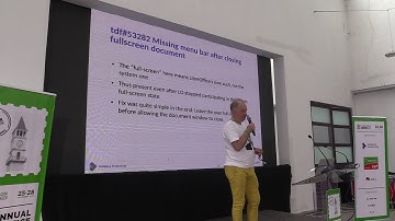 LibreOffice Conference 2018: Recent Mac-specific bug fixing and possible future Mac-specific work