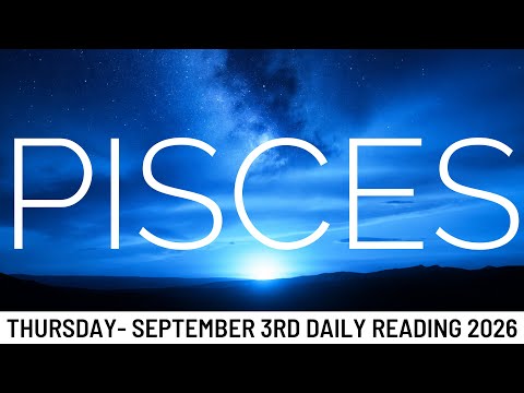 *PISCES* THIS OFFER WILL TRANSFORM EVERYTHING FOR YOU, PISCWS!- September 3rd Tarot 2026