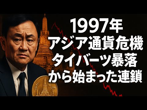 【1997年アジア通貨危機】タイバーツ暴落から始まった連鎖・IMF介入・韓国の国家破綻危機