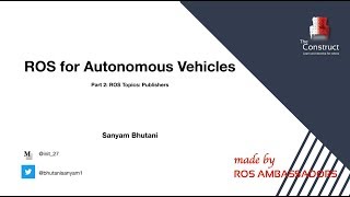 [ROS Tutorials] ROS for Self-Driving Cars #Part2