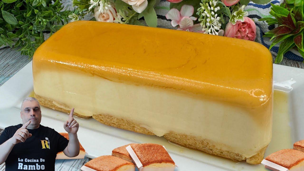 😎🍰 Tarta de sobaos y queso ¡Sin horno! fácil y deliciosa 🍰😍