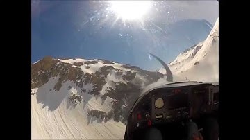 Landing & take-off Courchevel (LFLJ) from Baisy-Thy (EBBY) with MCR Dynaero