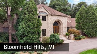 Tour of 4950 Stoneleigh Rd | Bloomfield Hills MI Real Estate & Homes