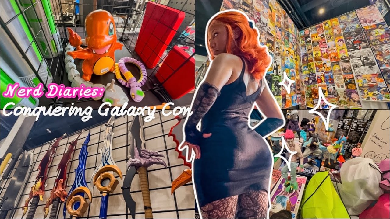 I dressed up as Misa Amane and went to GalaxyCon 👾✨ | Cosplay GRWM, Anime swords, Pop dolls + more!!