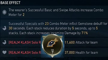 Gemstone showcase!! Raven passive & Batarangs FA hit = Best Artifact!?! Injustice 2 Mobile