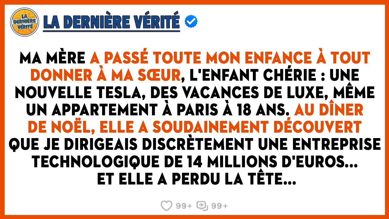Ma Mère A Passé Toute Mon Enfance À Tout Donner À Son Enfant Préféré, Et Moi...
