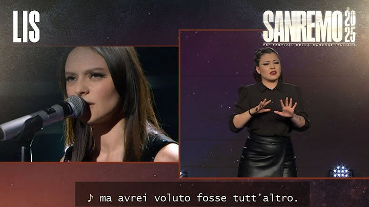 LIS Sanremo 2025 - Francesca Michielin canta “Fango in paradiso”