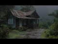 Gentle rainfall ambience calming thoughts improving sleep quality and inner peace
