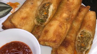 Mutton Spring Roll | मटन स्प्रिंग रोल | Sheikh’s Kitchen Garden | Raipur