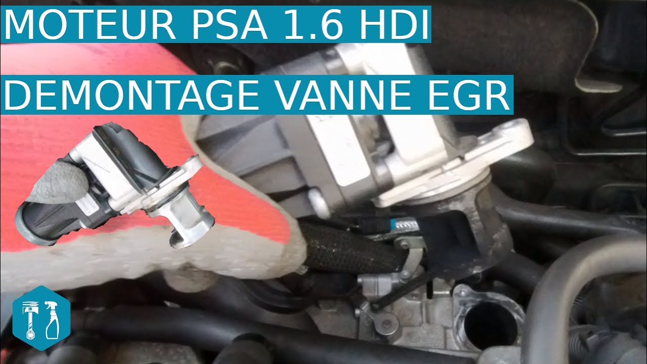 Démontage et nettoyage vanne EGR moteur PSA-Volvo 1.6 