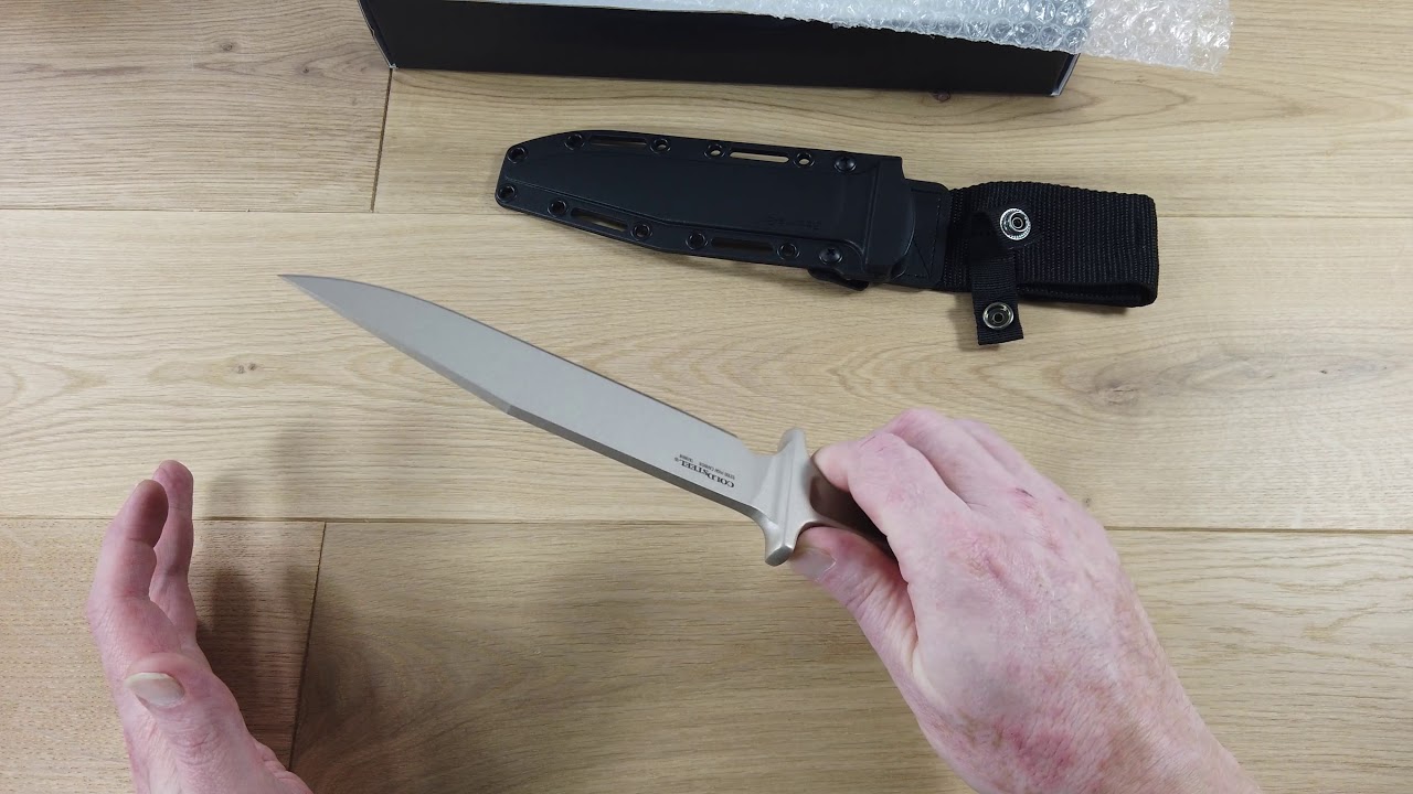 Cold Steel Drop Bowie review by BA Blades (blades.co.uk) YouTube