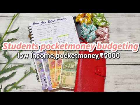 How To Save Your Pocket Money | ₹5000 Pocket Money Budgeting For Students | Budget With Sneha