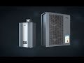 ECOtwin inverter air-to-water heat pumps with split hydronic unit