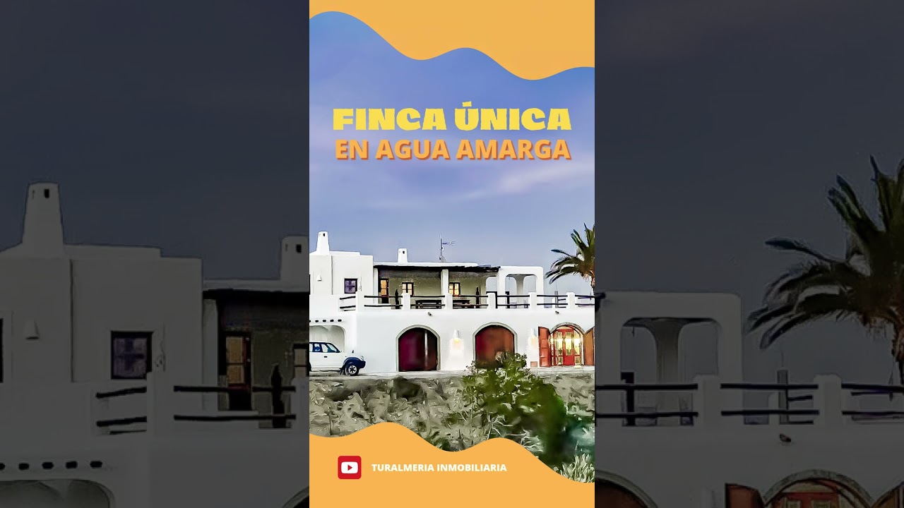Comprar Chalet en Agua Amarga con vistas al mar | Chalet con Parcela En Agua Amarga Almería
