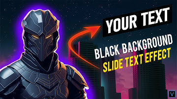 Easy Tutorial: Create a Stunning Black Background Slide Text Effect in Sony Vegas Pro