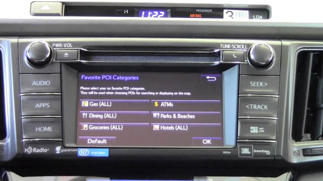 2014 Toyota RAV4 Customize Navigation Settings How To By Brookdale