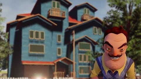 3d Map Construtor Hello Neighbor Pre-alpha Gameplay