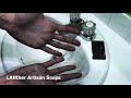 Hand wash test nasty hands get clean with cherry vanilla activated charcoal soap