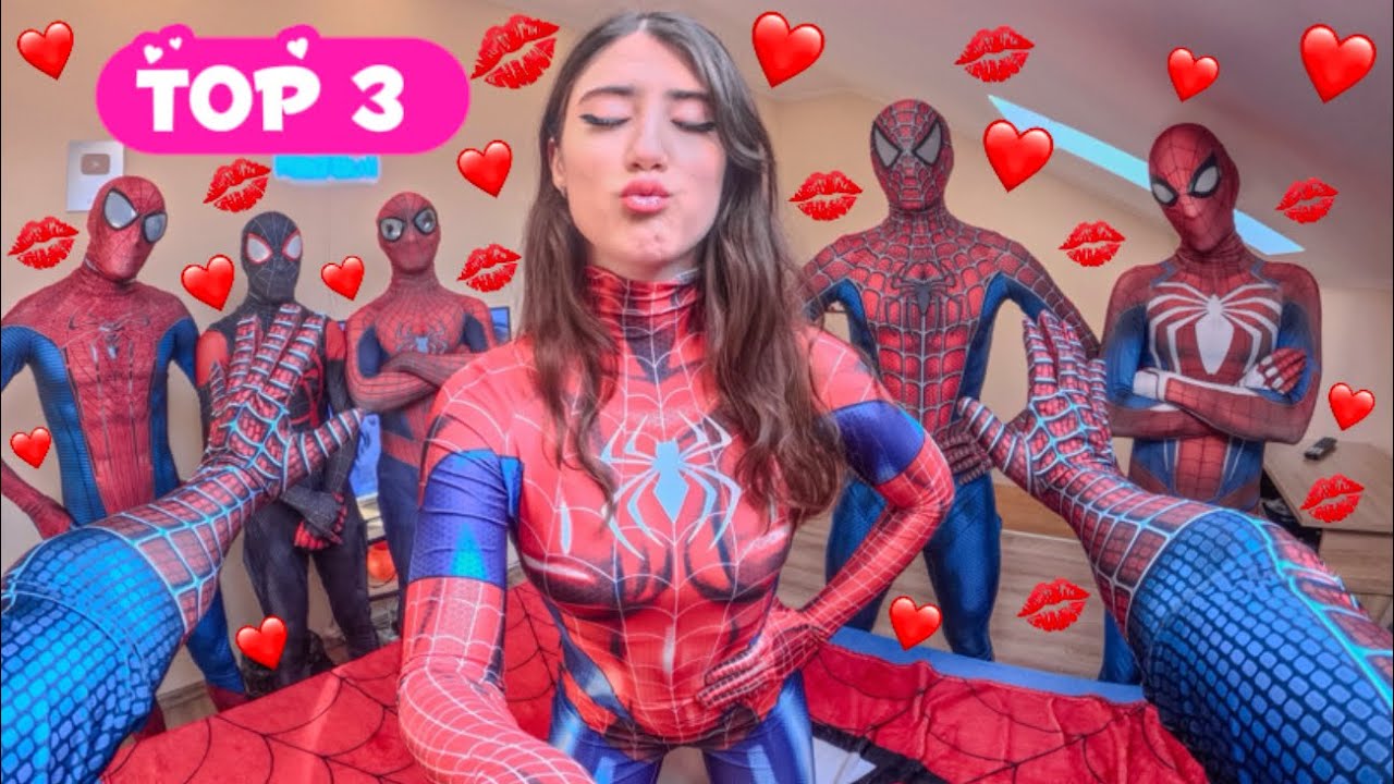 BEST TOP 3 TEAM SPIDER-MAN VS CRAZY NEIGHBOR GIRL (Love Parkour POV)