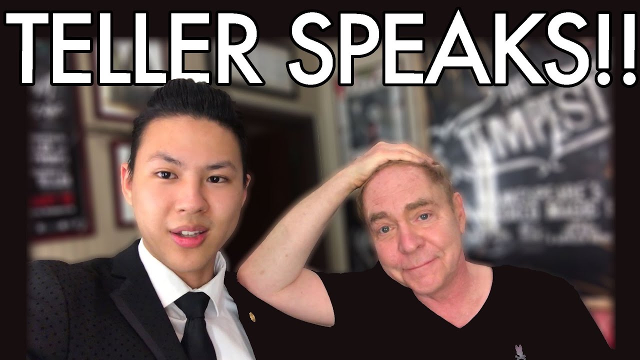 Teller Reacts to my 1st Fool Us Appearance - TELLER SPEAKS