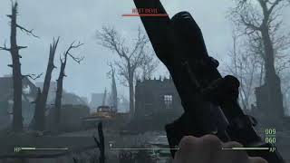 Fallout 4 | Fight against Rust Devils, Robots and Zombies near Vault 81