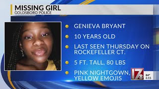 Goldsboro police seek help finding missing 10-year-old girl