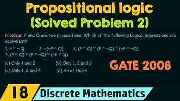 Propositional Logic (Solved Problem 2)
