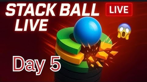🔴 Stack Ball 3D Live | 999 Speed Challenge 💥“Don’t Touch the Black Stack 😱🔥