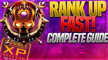 DOUBLE XP WEEKEND! How To RANK UP FAST in BLACK OPS 3! BO3 LEVEL UP SUPER FAST - EARN LOTS OF XP!