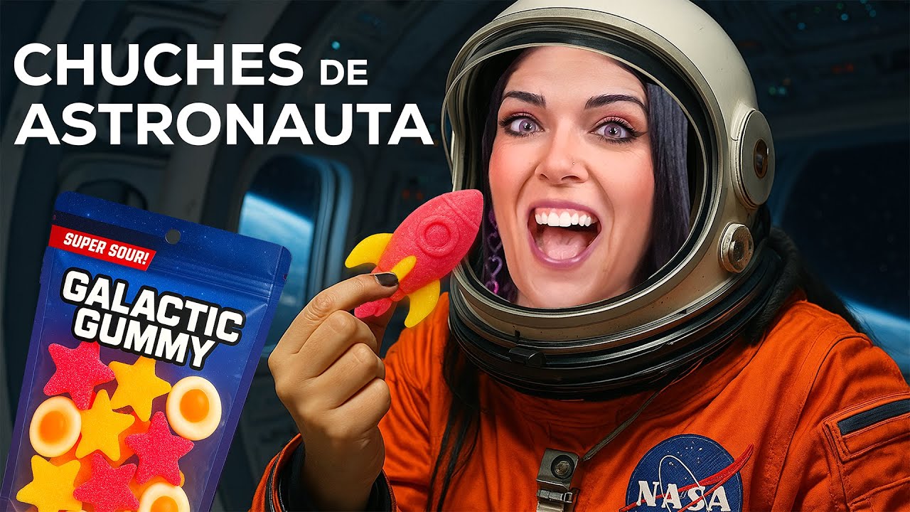 Probando CHUCHES LIOFILIZADAS de ASTRONAUTA