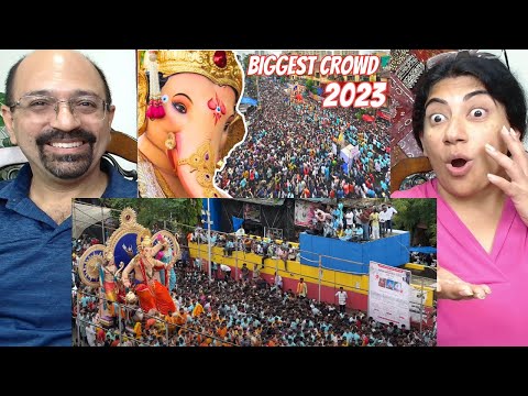 🤯Biggest Crowd at Chinchpokli Cha Chintamani Aagman 2023 | Chintamani Aagman Crowd