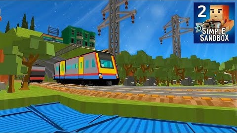 Simple Sandbox 2 Update 1.6.94 Train Mountain Map
