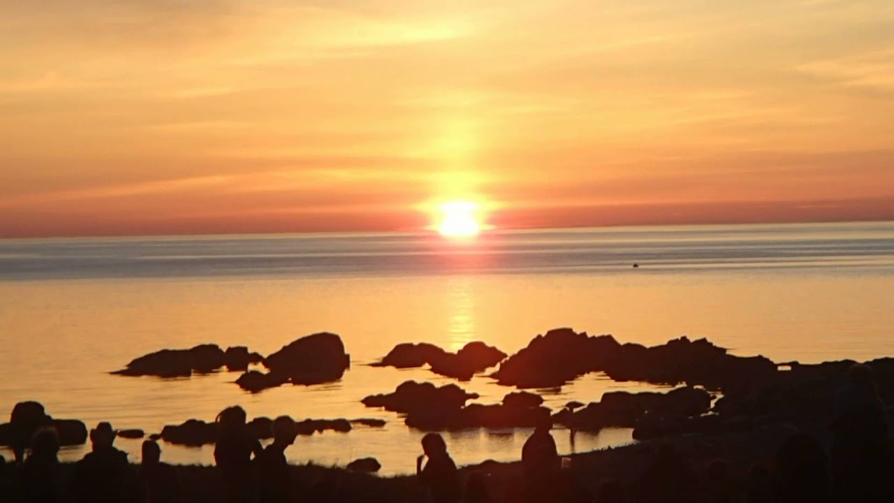 Midnight Sun Festival Værøy island, Lofoten, Norway July 2014