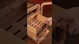 Classic and elegant cedar wood care box