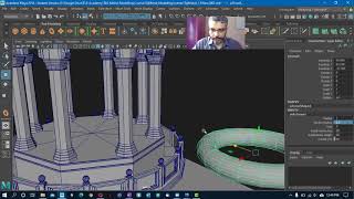Taj Mahal Modeling Class 6: Adding details to Arch Dome Temple of Main Pillar | Poly Modeling Archs screenshot 5