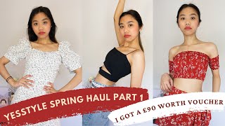 Colours of Spring Fashion Haul with Yesstyle