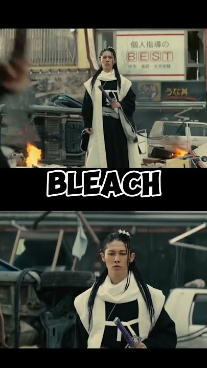 Bleach live action movie one of the best scan.          #anime #bleach #liveaction #shorts