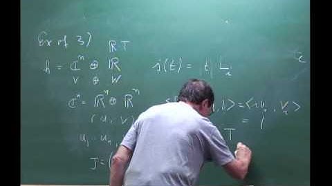 Programa de Doutorado: Lie Groups, Representation Theory and Symmetric Spaces - Aula 08