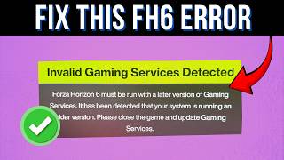 How To Fix Forza Horizon 6 Invalid Gaming Services In 2026 - Quick Guide