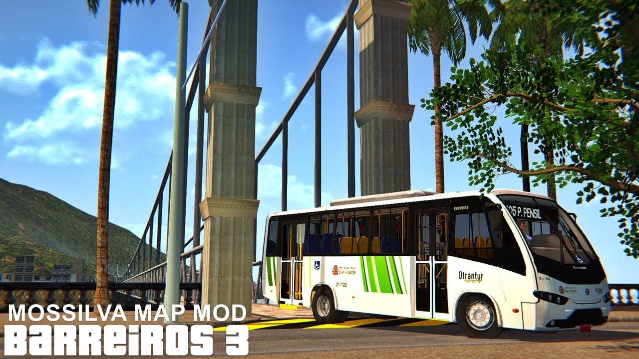 Mapa Barreiros 3 FASE 4: Linha 205 Sentido Divisa - Proton Bus Simulator