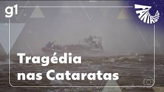 Fantástico: sobrevivente de acidente nas Cataratas diz que colete não ajudou a flutuar; veja relatos