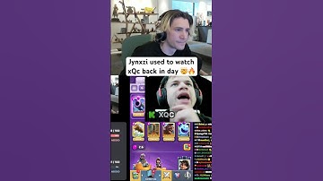 xQc Finds Out Jynxzi Used To WATCH Him 🤯 #xqc #jynxzi #fan