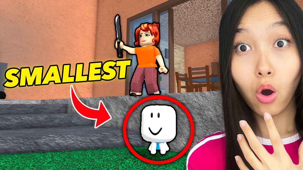 Я играл в Roblox MM2 как САМЫЙ МАЛЕНЬКИЙ Аватар на свете!