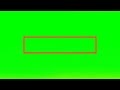 فيديو كروما خضراء مستطيل تاثيرات شفافة للمونتاج   