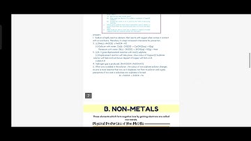 SHOBHIT NIRWAN CLASS 10TH SCIENCE CHAPTER 3 METALS AND NONMETALS NOTES