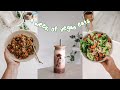 what i eat in a busy WEEK as a vegan! easy meal inspiration 🌱